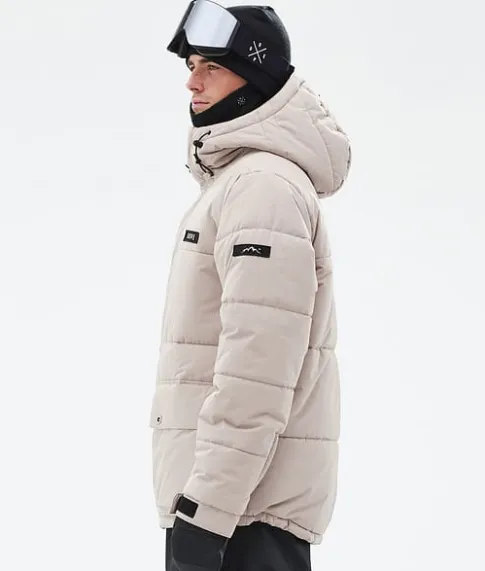 Snowboard Jassen>DOPE SNOW Puffer Full Zip Sand