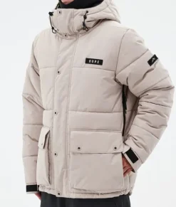 Snowboard Jassen>DOPE SNOW Puffer Full Zip Sand