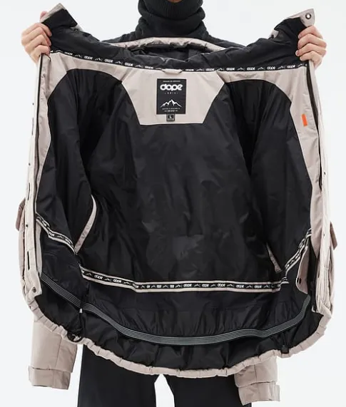 Snowboard Jassen>DOPE SNOW Puffer Full Zip Sand