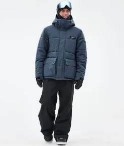 Snowboard Jassen>DOPE SNOW Puffer Full Zip MetalBlue
