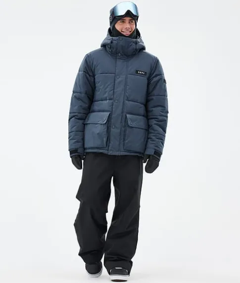 Snowboard Jassen>DOPE SNOW Puffer Full Zip MetalBlue