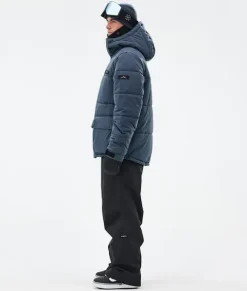 Snowboard Jassen>DOPE SNOW Puffer Full Zip MetalBlue