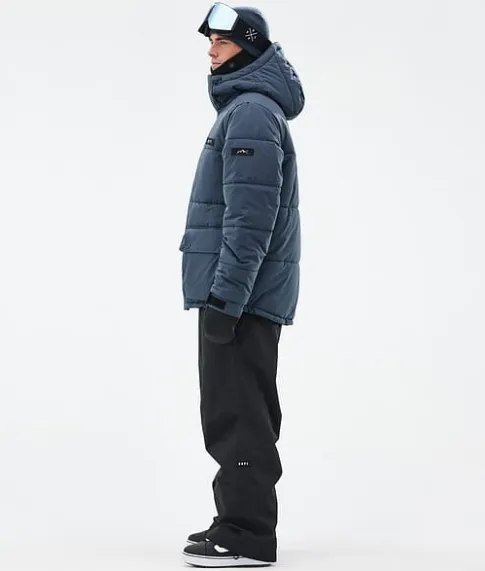 Snowboard Jassen>DOPE SNOW Puffer Full Zip MetalBlue