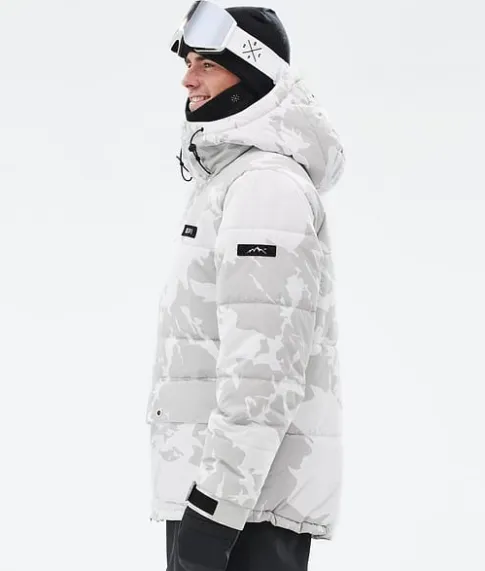 Ski Jassen>DOPE SNOW Puffer Full Zip GreyCamo