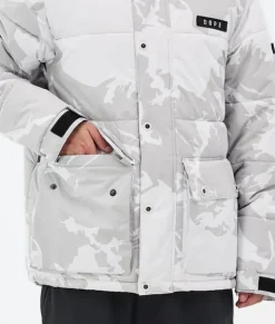 Ski Jassen>DOPE SNOW Puffer Full Zip GreyCamo
