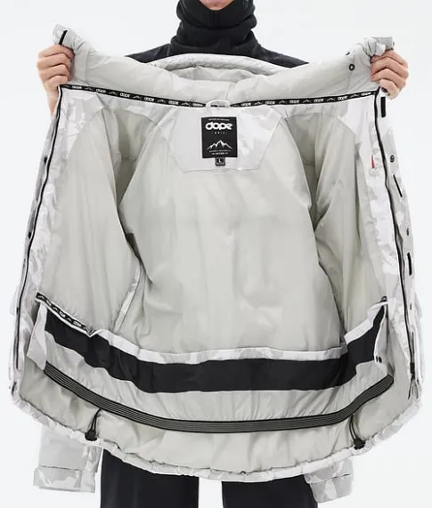 Ski Jassen>DOPE SNOW Puffer Full Zip GreyCamo