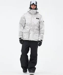 Snowboard Jassen>DOPE SNOW Puffer Full Zip GreyCamo