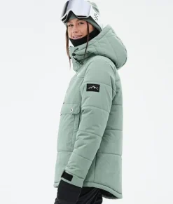 Ski Jassen>DOPE SNOW Puffer W FadedGreen