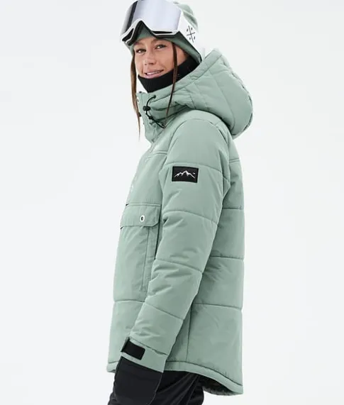 Ski Jassen>DOPE SNOW Puffer W FadedGreen
