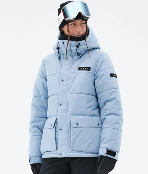 Snowboard Jassen>DOPE SNOW Puffer W Full Zip LightBlue