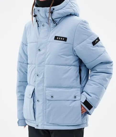 Snowboard Jassen>DOPE SNOW Puffer W Full Zip LightBlue