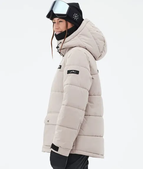 Ski Jassen>DOPE SNOW Puffer W Full Zip Sand
