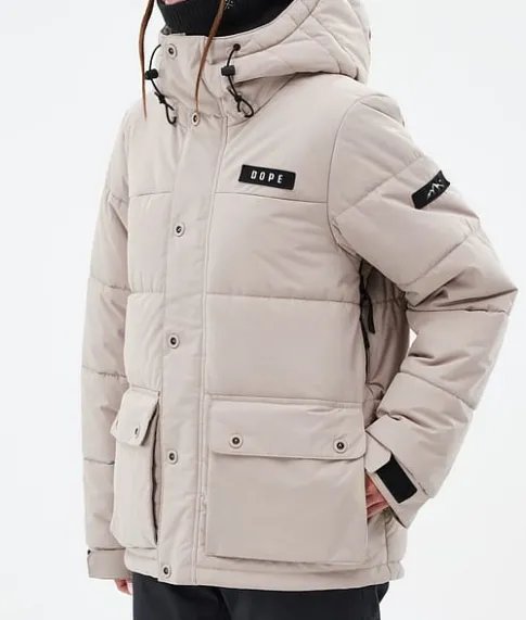 Ski Jassen>DOPE SNOW Puffer W Full Zip Sand