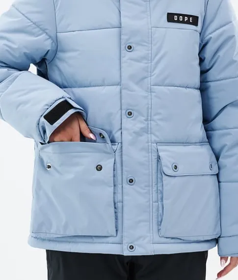 Ski Jassen>DOPE SNOW Puffer W Full Zip LightBlue