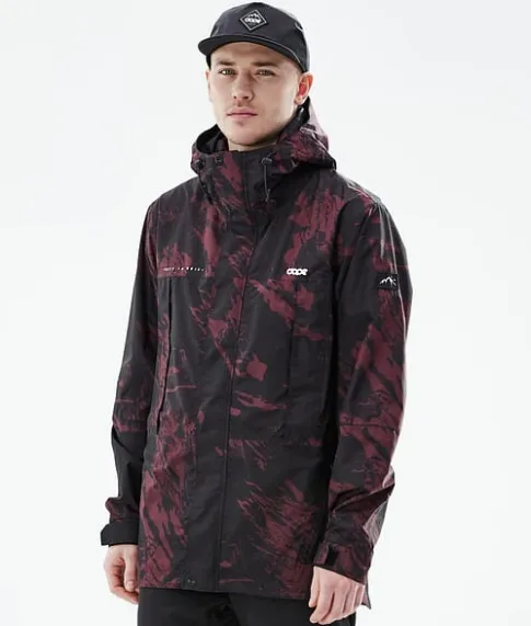 Outdoor Jassen>DOPE SNOW Ranger Light PaintBurgundy