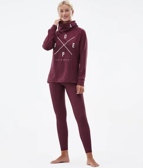 Thermokleding>DOPE SNOW Snuggle W 2022 Burgundy2X-Up