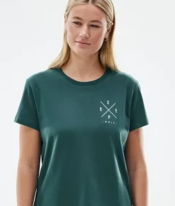 T-shirts>DOPE SNOW Standard W BottleGreen2X-Up