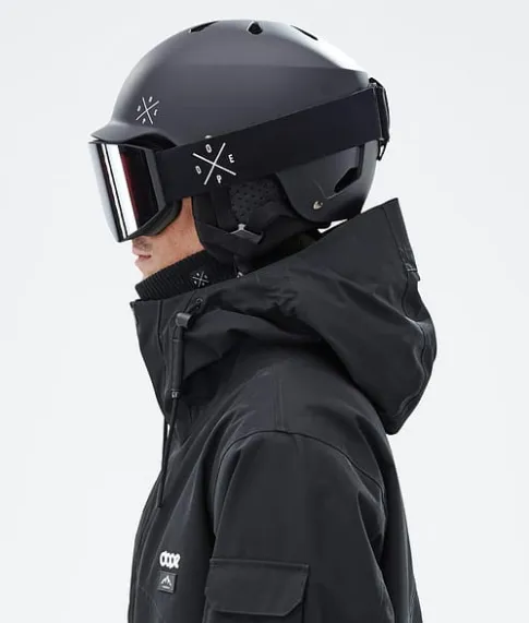 Skihelmen|Skihelmen>DOPE SNOW Watts Classic MatteBlackX-Up